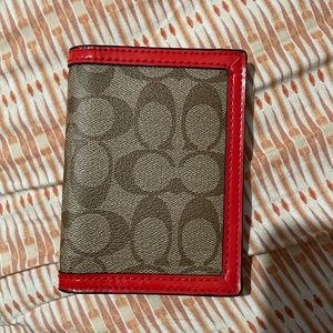 Coach Passport Holder